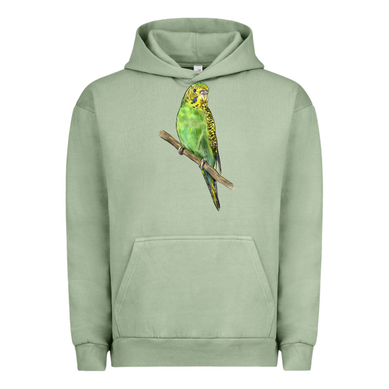 Budgeriar Bird Parrot Urban Hoodie by LillyAllenDesigns | Teevron