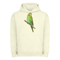 Pigment Pistachio Budgeriar Bird Parrot Urban Hoodie - LillyAllenDesigns