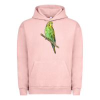 Pigment Salmon Budgeriar Bird Parrot Urban Hoodie - LillyAllenDesigns