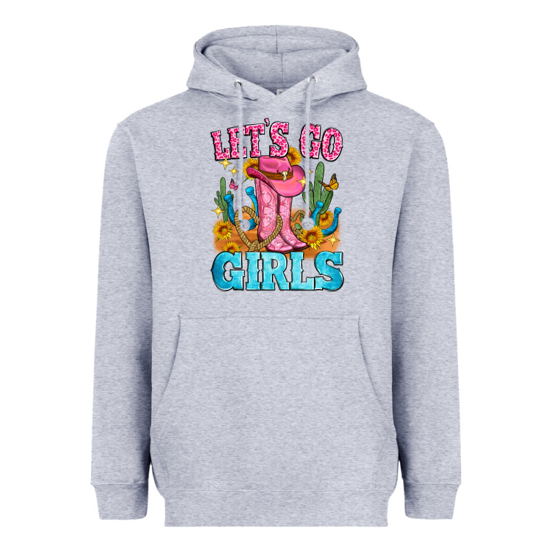 Let's Go Girls Heavyweight Hoodie by Zillion Design Studio | Teevron
