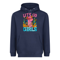 Navy let's go girls Heavyweight Hoodie - Zillion Design Studio
