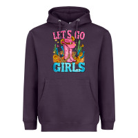 Plum let's go girls Heavyweight Hoodie - Zillion Design Studio