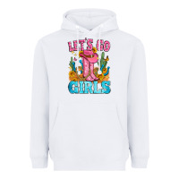 White let's go girls Heavyweight Hoodie - Zillion Design Studio