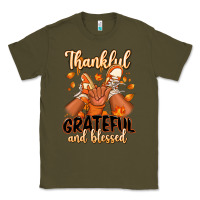Army Green Thankful grateful and Blessed black boy sneakers Classic Tee - RanaPortraitStore