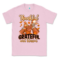 Bubblegum Pink Thankful grateful and Blessed black boy sneakers Classic Tee - RanaPortraitStore
