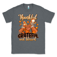 Charcoal Heather Thankful grateful and Blessed black boy sneakers Classic Tee - RanaPortraitStore