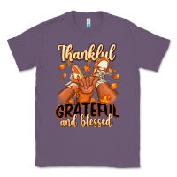 Lavender Thankful grateful and Blessed black boy sneakers Classic Tee - RanaPortraitStore