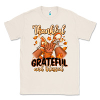 Natural Thankful grateful and Blessed black boy sneakers Classic Tee - RanaPortraitStore