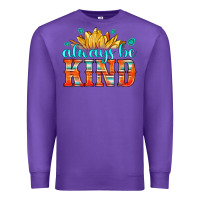 Purple always be kind Premium Sweatshirt - HRA Design Shop