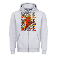 Heather Grey wife wife wife Zipper Hoodie - texasbilliewilder