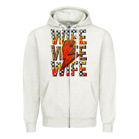 Oatmeal Heather wife wife wife Zipper Hoodie - texasbilliewilder