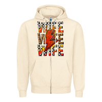 Sandshell wife wife wife Zipper Hoodie - texasbilliewilder