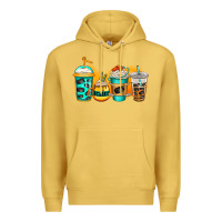 Antique Gold ice hockey coffee Premium Hoodie - Jasminsmagicworld