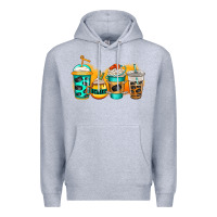Heather Grey ice hockey coffee Premium Hoodie - Jasminsmagicworld