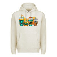 Oatmeal Heather ice hockey coffee Premium Hoodie - Jasminsmagicworld