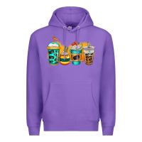 Purple ice hockey coffee Premium Hoodie - Jasminsmagicworld