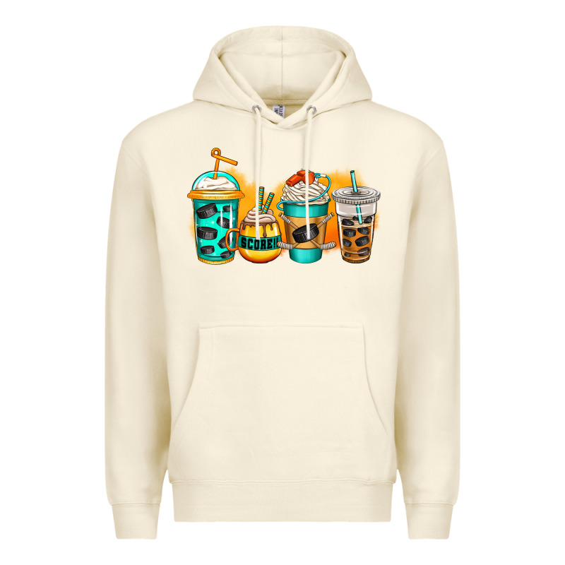 Ice Hockey Coffee Premium Hoodie by Jasminsmagicworld | Teevron