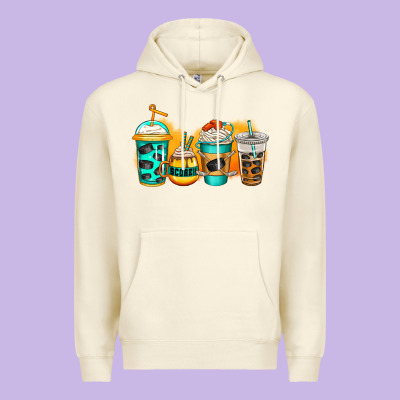 Ice Hockey Coffee Premium Hoodie Designed By Jasminsmagicworld