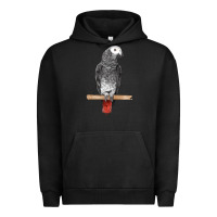African Gray Parrot Bird Urban Hoodie | Teevron
