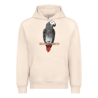 Sandshell African Gray Parrot Bird Urban Hoodie - LillyAllenDesigns