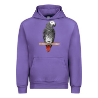 Tulip African Gray Parrot Bird Urban Hoodie - LillyAllenDesigns