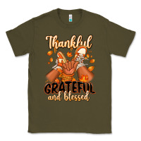 Army Green Thankful grateful and Blessed black baby girl Classic Tee - RanaPortraitStore