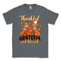 Charcoal Heather Thankful grateful and Blessed black baby girl Classic Tee - RanaPortraitStore