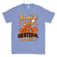 Colony Blue Thankful grateful and Blessed black baby girl Classic Tee - RanaPortraitStore
