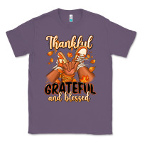 Lavender Thankful grateful and Blessed black baby girl Classic Tee - RanaPortraitStore
