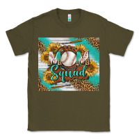 Army Green baseball mom squad tumbler Classic Tee - BundleAndBundleShop