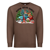 Chestnut hanging with my gnomies Premium Sweatshirt - FaDigitalArtStudio