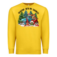 Lemon hanging with my gnomies Premium Sweatshirt - FaDigitalArtStudio