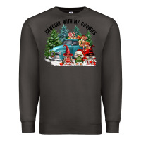 Smoke hanging with my gnomies Premium Sweatshirt - FaDigitalArtStudio