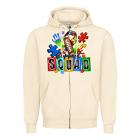 Sandshell american football support squad autism Zipper Hoodie - Zillion Design Studio