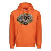 Carrot classy but trashy racoon Premium Hoodie - NancyCooperArtShop