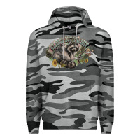 Slate Camo classy but trashy racoon Premium Hoodie - NancyCooperArtShop
