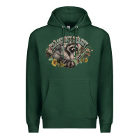Sports Green classy but trashy racoon Premium Hoodie - NancyCooperArtShop