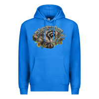 True Royal classy but trashy racoon Premium Hoodie - NancyCooperArtShop
