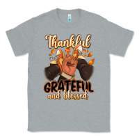 Thankful Grateful And Blessed Black Man Sneakers Classic Tee | Teevron