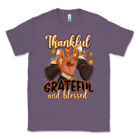 Lavender Thankful grateful and Blessed black man sneakers Classic Tee - RanaPortraitStore