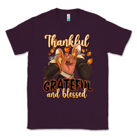 Plum Thankful grateful and Blessed black man sneakers Classic Tee - RanaPortraitStore