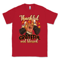 Red Thankful grateful and Blessed black man sneakers Classic Tee - RanaPortraitStore