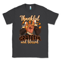 Smoke Thankful grateful and Blessed black man sneakers Classic Tee - RanaPortraitStore