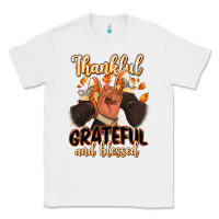 White Thankful grateful and Blessed black man sneakers Classic Tee - RanaPortraitStore