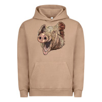 Pigment Burro american yorkshire pig face Urban Hoodie - LillyAllenDesigns