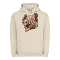 Pigment French Oak american yorkshire pig face Urban Hoodie - LillyAllenDesigns
