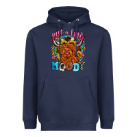 Navy just a little moody Heavyweight Hoodie - Zillion Design Studio