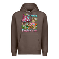 Coffee happy easter y'all rabbit Premium Hoodie - BarkalooDesign