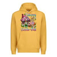 Mustard happy easter y'all rabbit Premium Hoodie - BarkalooDesign