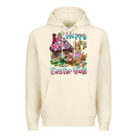 Sandshell happy easter y'all rabbit Premium Hoodie - BarkalooDesign